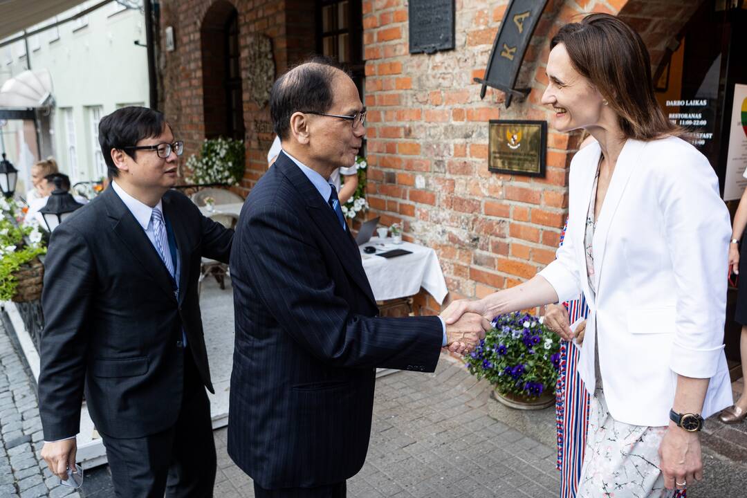 V. Čmilytė-Nielsen susitiko su Taivano parlamento vadovu