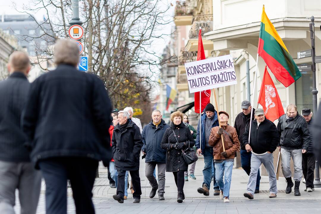 Lietuvos šeimų sąjūdžio mitingas