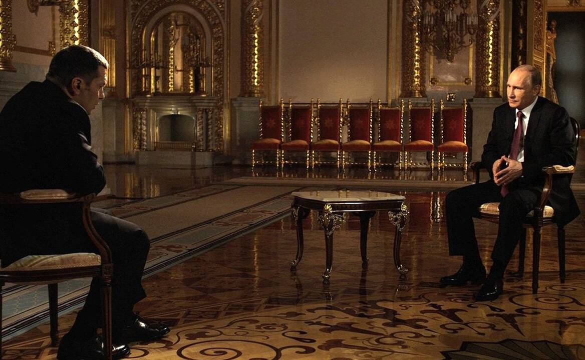 Arti: V.Solovjovas – vienas iš kelių Rusijos žurnalistų, kuriems leidžiama kalbinti V.Putiną. 