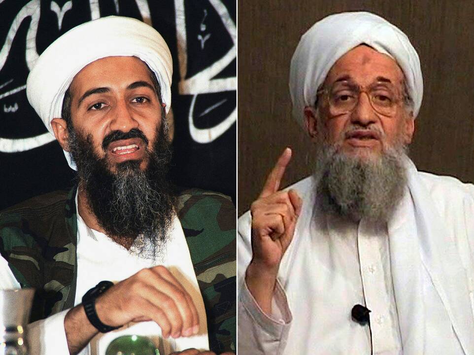 Įveikė: pagrindiniai "Al-Qaeda" lyderiai O.bin Ladenas (kairėje) ir A.al Zawahiris buvo nukauti per sudėtingas JAV specialiųjų pajėgų operacijas.