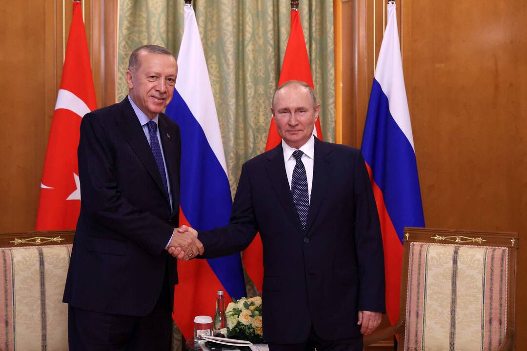 Recepas Tayyipas Erdoganas ir Vladimiras Putinas