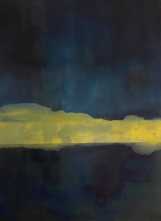 Romualdas Balinskas. Šiluvos klėtelės angelai, 2021 m., drobė, aliejus, 60x80