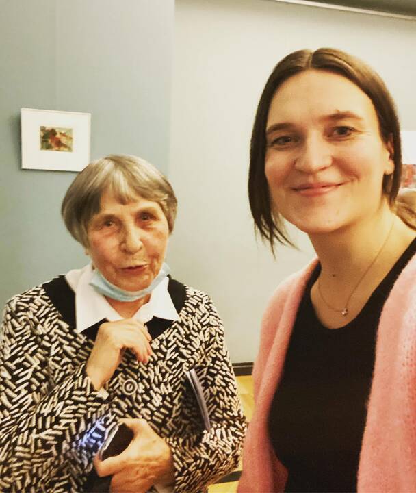 Nuotaika: šventinio koncerto, subūrusio ir gimnazijos mokinius, ir jau išgarsėjusius jos auklėtinius, akimirkos.