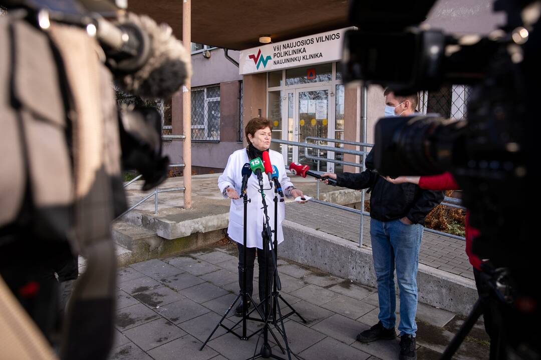 Dėl įtariamo skiepų klastojimo Naujosios Vilnios poliklinikoje – pasisakymas žiniasklaidai