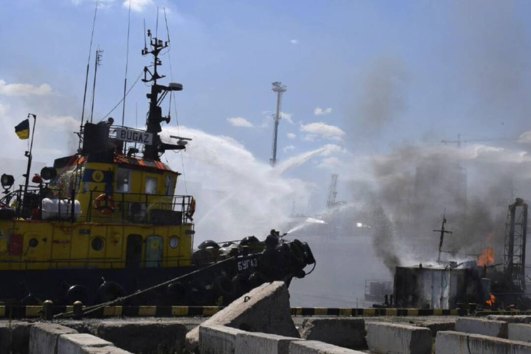 Prezidentūra: tai, kad Rusija po susitarimo pasirašymo bombardavo Odesos uostą, ne siurprizas