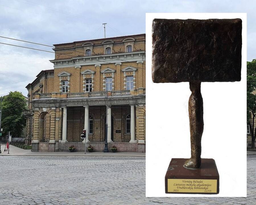 Bičiulių premija skiriama Vrublevskių bibliotekai