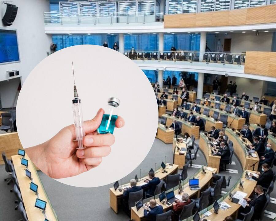 Ne visi Seimo nariai sako, ar skiepijosi: dar užsimanysite, kad pasakyčiau apie urologo apžiūrą