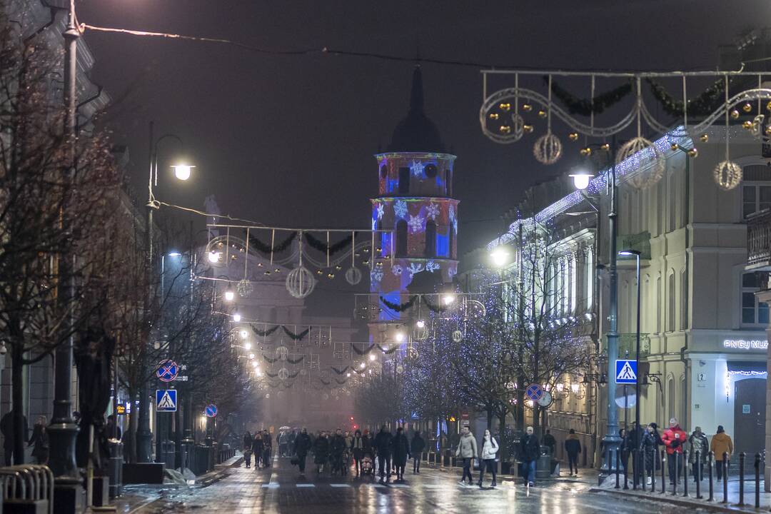 Vilnius pasitiko Naujuosius metus