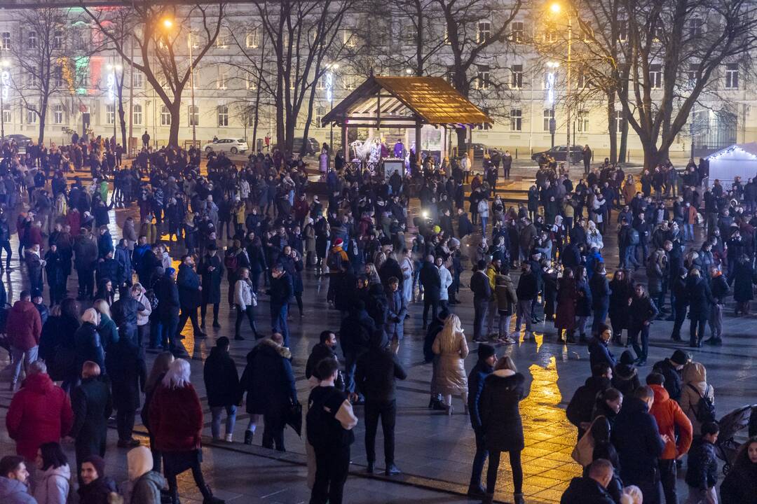 Vilnius pasitiko Naujuosius metus