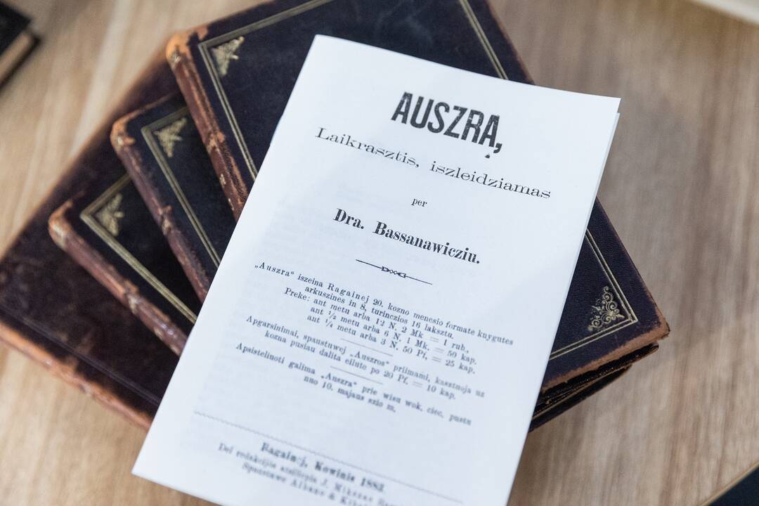 Lietuviškos „Aušros“ išleidimo pristatymas Knygų mugėje