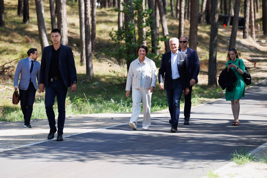 Smiltynės dviračių tako atidarymas