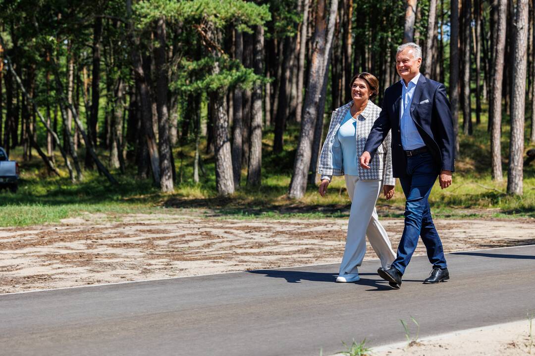 Smiltynės dviračių tako atidarymas