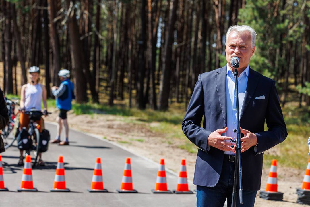 Smiltynės dviračių tako atidarymas