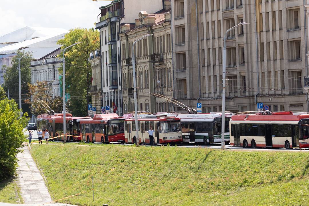 Dujų nuotėkis Vilniaus centre