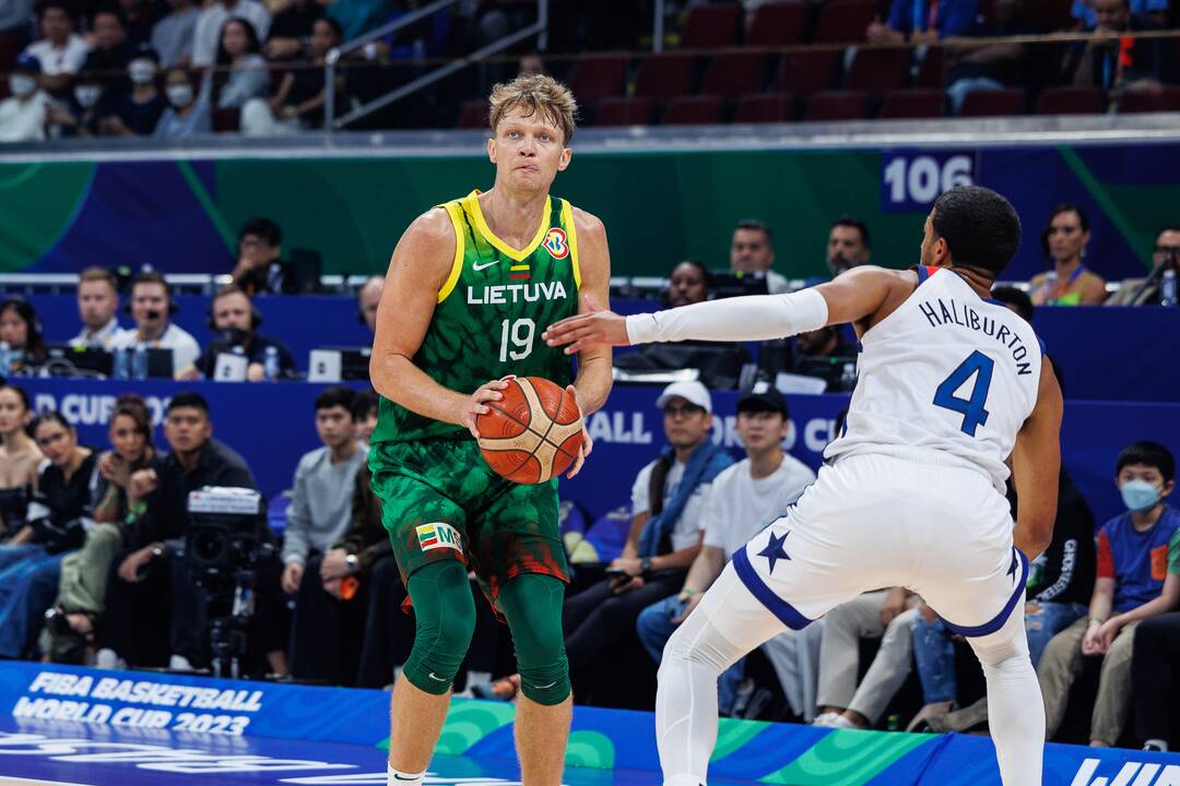 Pasaulio krepšinio čempionato Filipinuose grupės rungtynės: Lietuva – JAV
