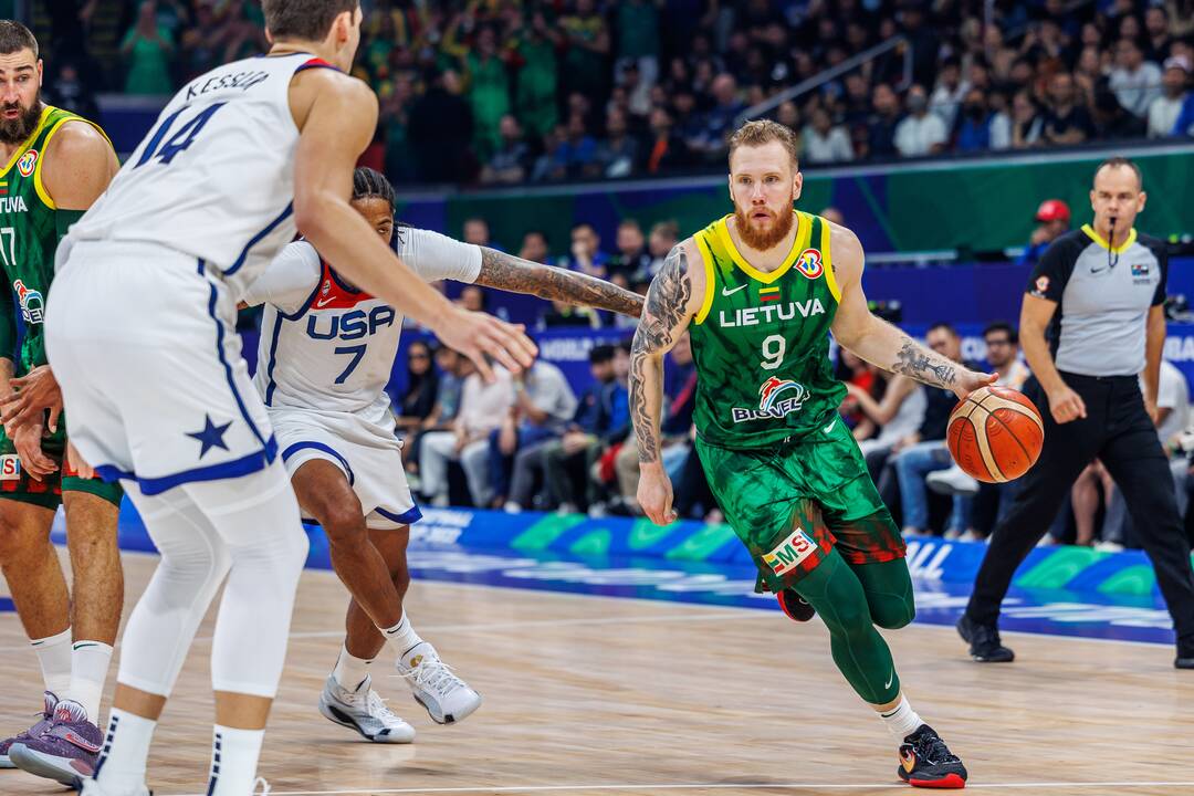 Pasaulio krepšinio čempionato Filipinuose grupės rungtynės: Lietuva – JAV