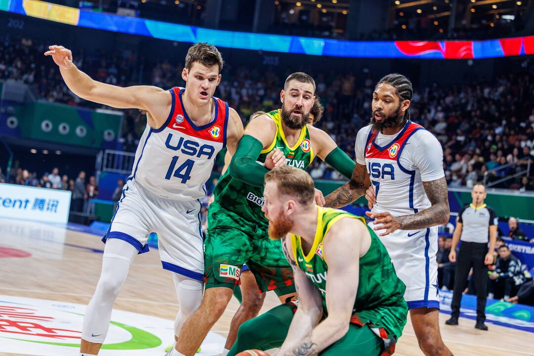 Pasaulio krepšinio čempionato Filipinuose grupės rungtynės: Lietuva – JAV