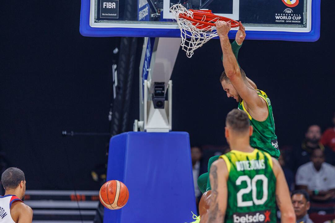 Pasaulio krepšinio čempionato Filipinuose grupės rungtynės: Lietuva – JAV
