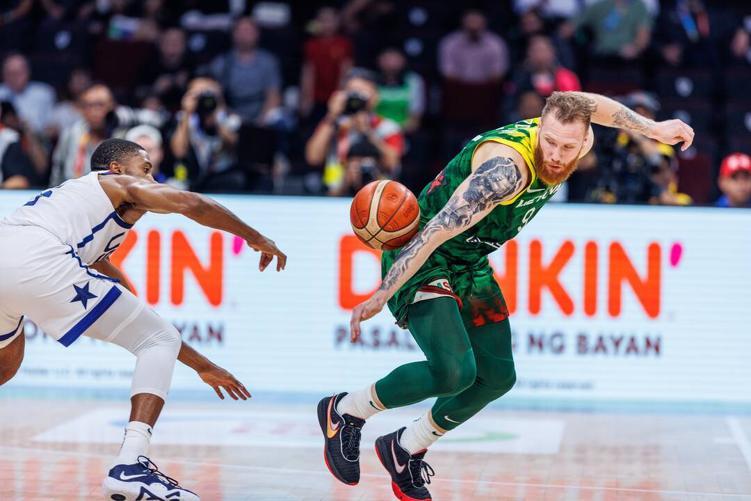 Pasaulio krepšinio čempionato Filipinuose grupės rungtynės: Lietuva – JAV