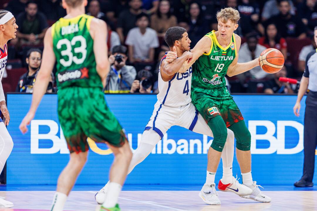 Pasaulio krepšinio čempionato Filipinuose grupės rungtynės: Lietuva – JAV