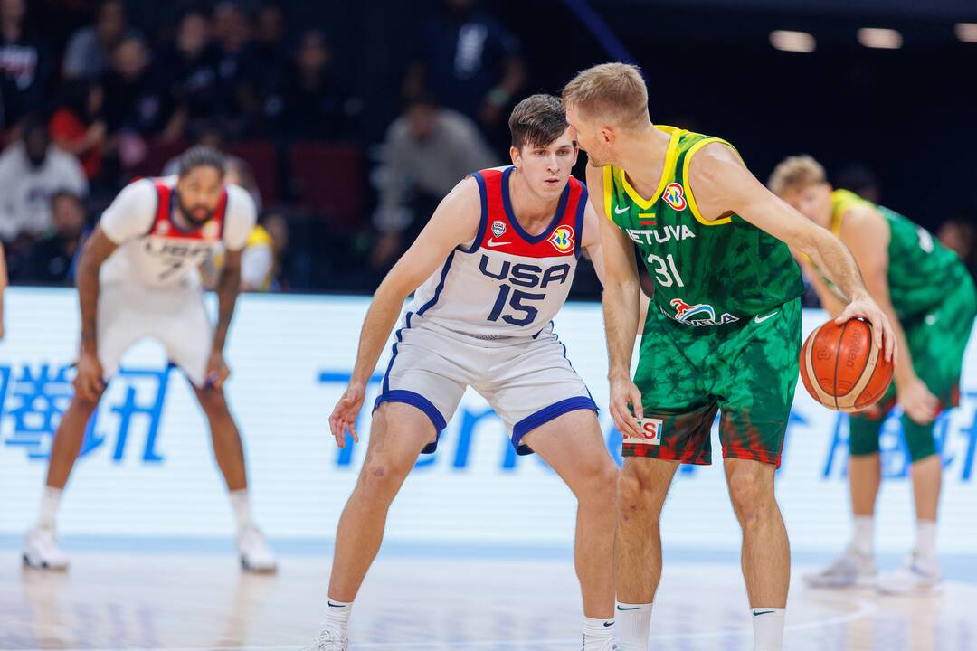 Pasaulio krepšinio čempionato Filipinuose grupės rungtynės: Lietuva – JAV