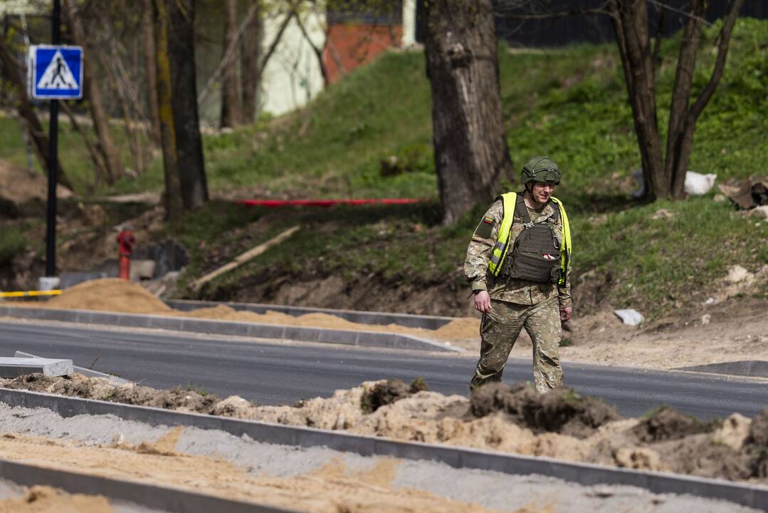  Vilniuje, Liepkalnio gatvėje, rastas sprogmuo