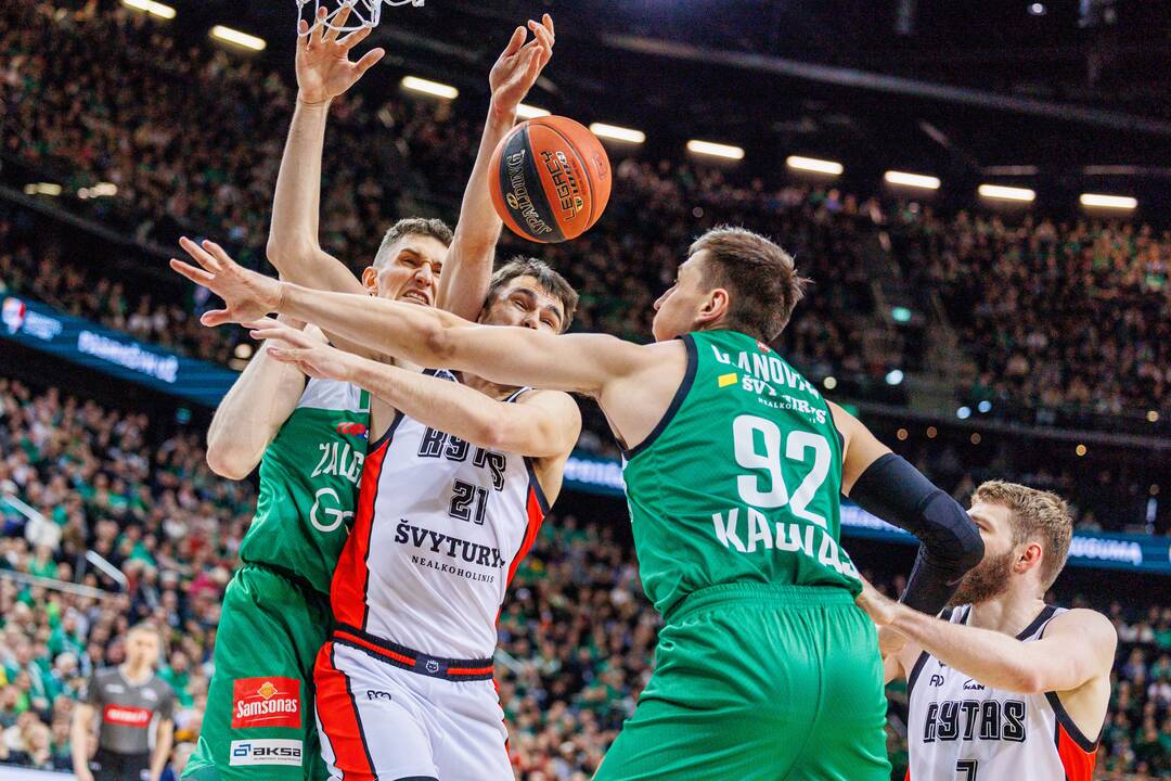 LKL rungtynės: Kauno „Žalgiris“ ir Vilniaus „Rytas“