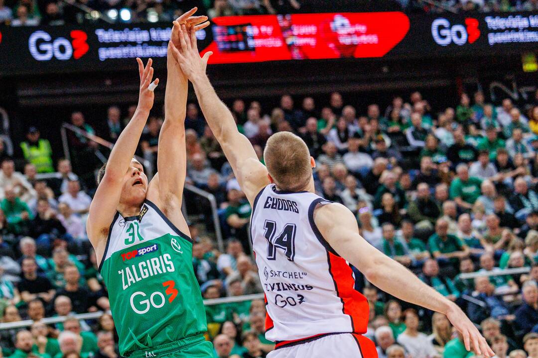 LKL rungtynės: Kauno „Žalgiris“ ir Vilniaus „Rytas“