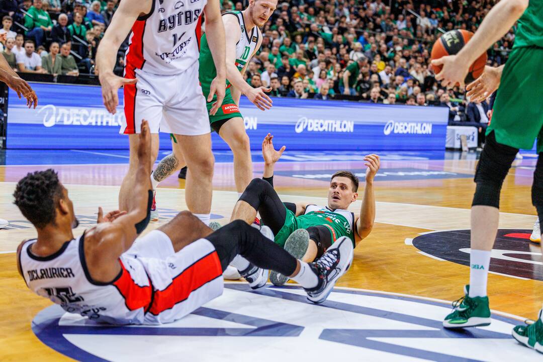 LKL rungtynės: Kauno „Žalgiris“ ir Vilniaus „Rytas“