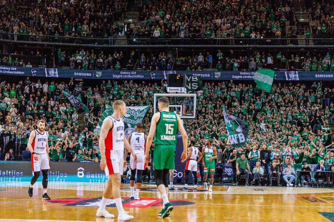 LKL rungtynės: Kauno „Žalgiris“ ir Vilniaus „Rytas“