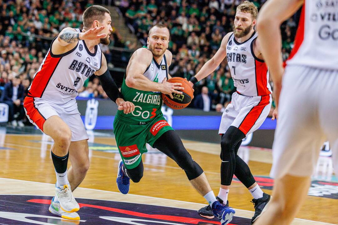 LKL rungtynės: Kauno „Žalgiris“ ir Vilniaus „Rytas“