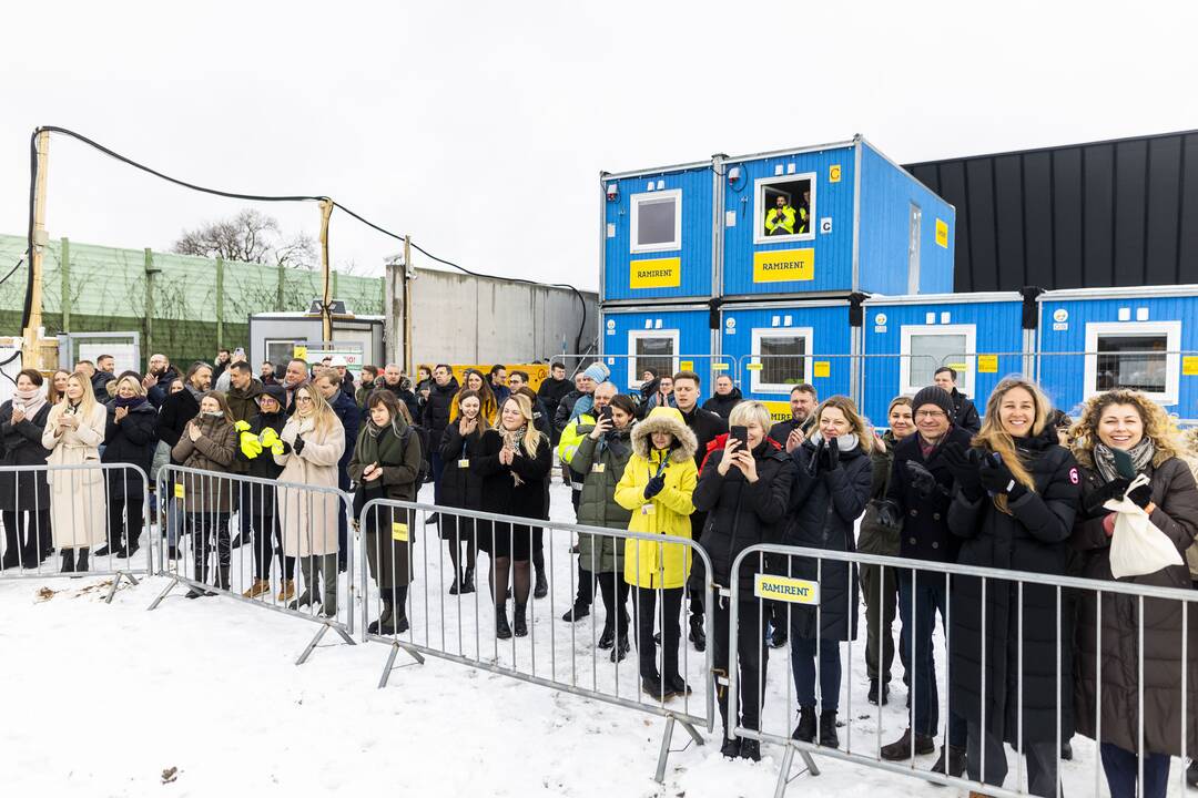 Vilniaus oro uosto naujojo išvykimo terminalo statybos pradžios pristatymas