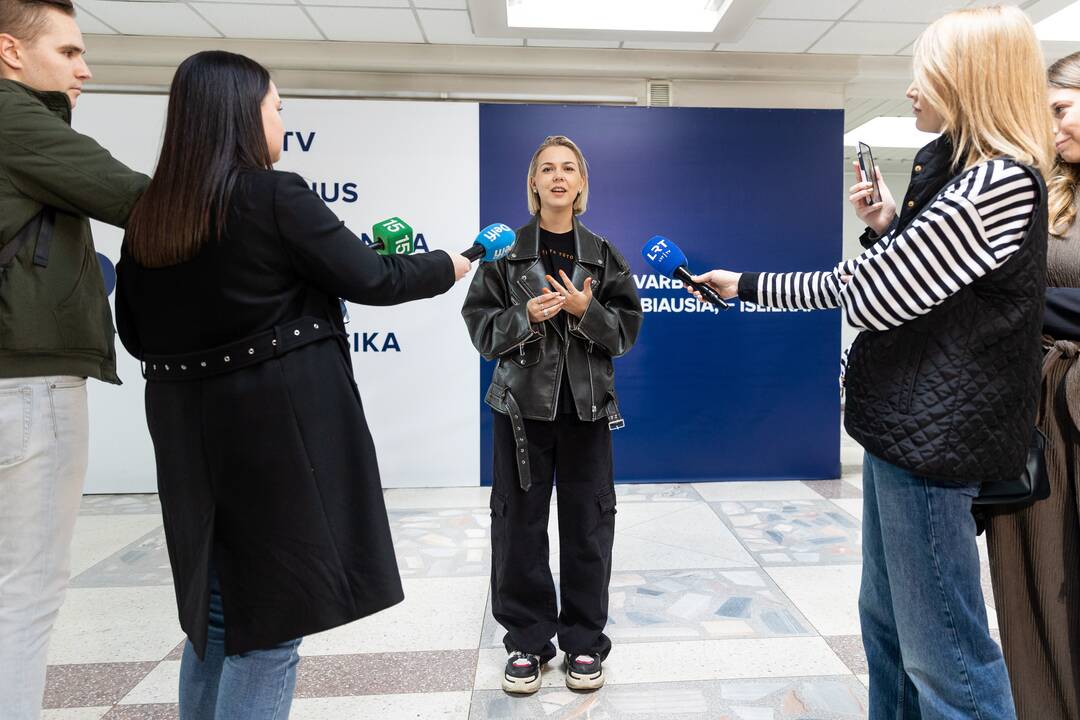 M. Linkytė išlydėta į Euroviziją.