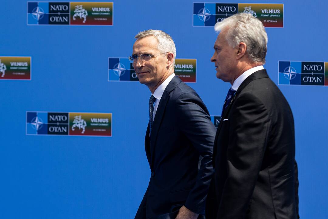 G.  Nausėda susitiko su NATO generaliniu sekretoriumi J. Stoltenbergu