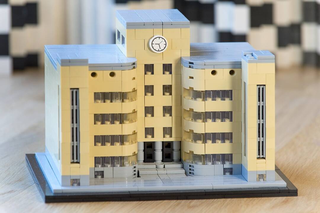 Rezultatas: R. Mikšiūno iš kaladėlių sukurti darbai reikalauja daug kantrybės, užsispyrimo ir kruopštumo.