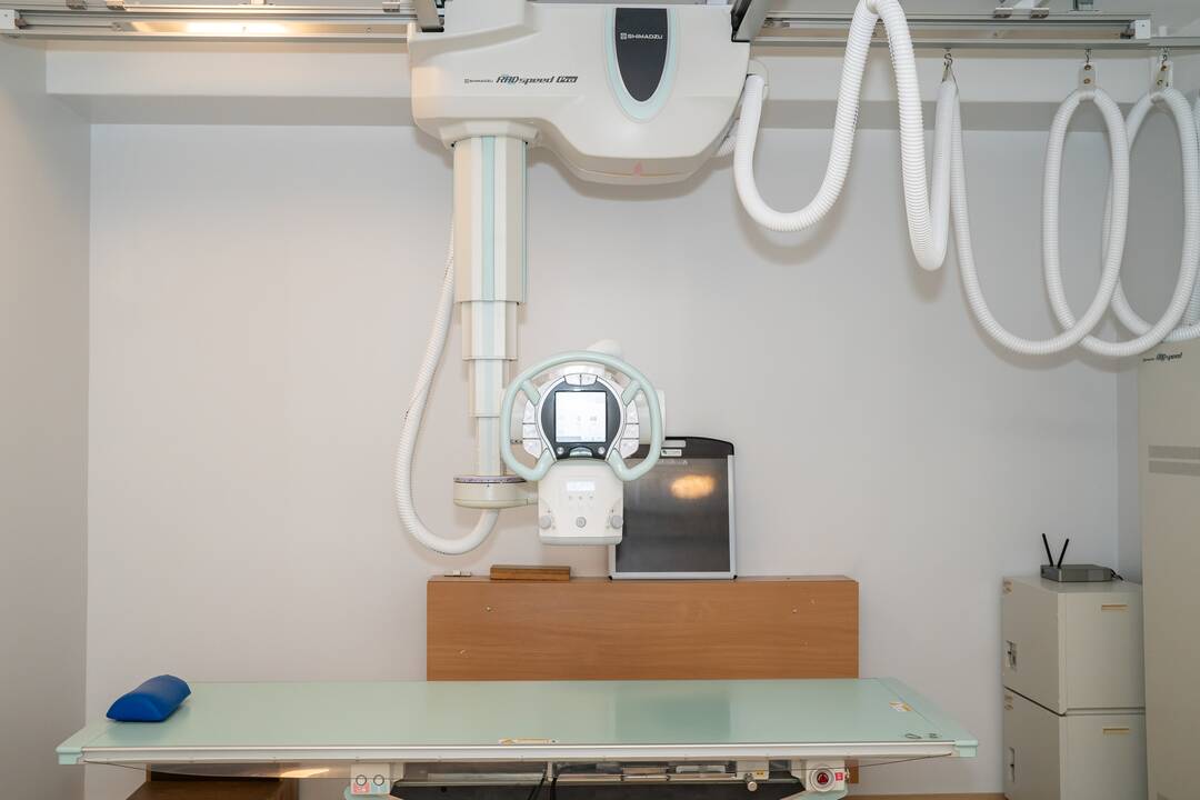 Paskirtis: naująją įrangą, skirtą širdies ir kraujagyslių sistemos ligų rizikai nustatyti, pristatė KMP Radiologijos centro vadovas T. Budrys.
