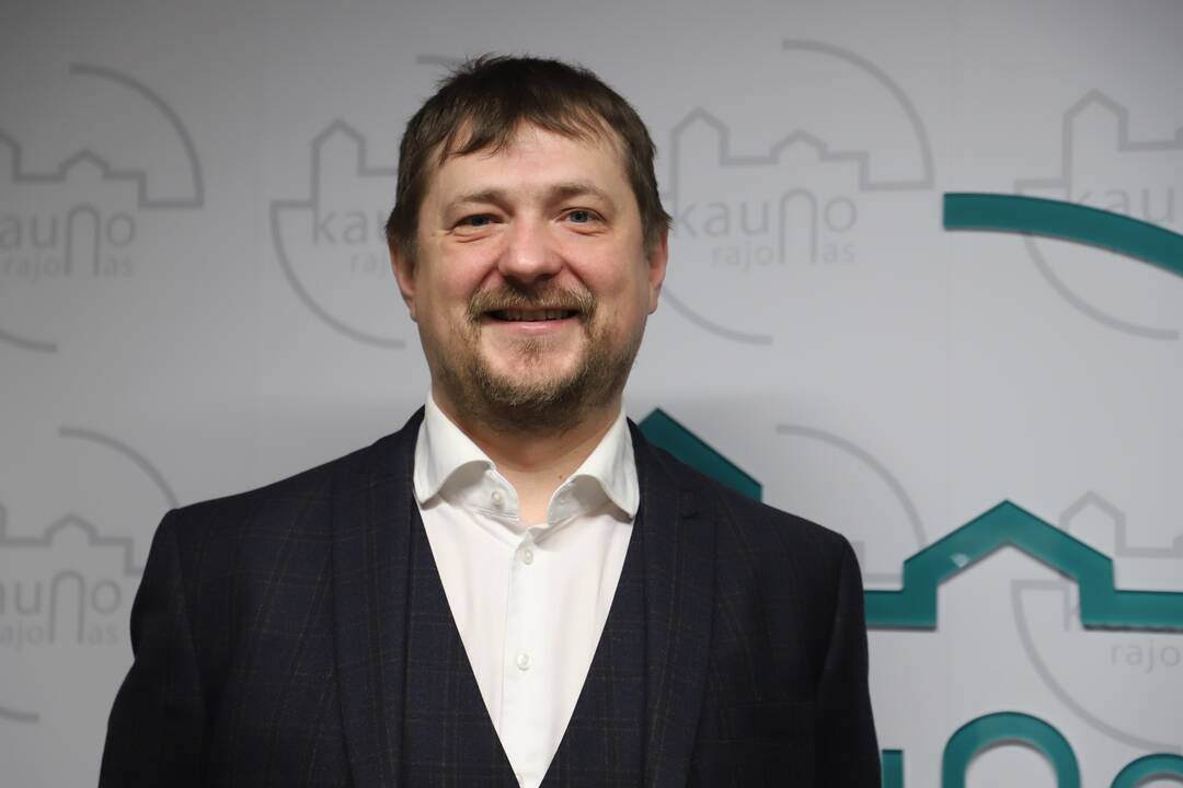 Komfortas: „Kautros“ rinkodaros direktorius G. Pakusas patikino: vairuotojo kabina – labai patogi.