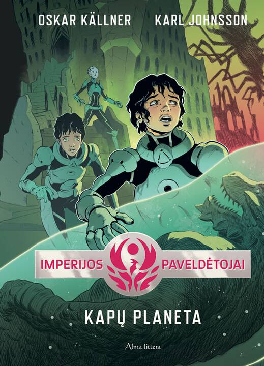 Fantastas O. Källneris (dešinėje) ir iliustruotojas K. Johnssonas.