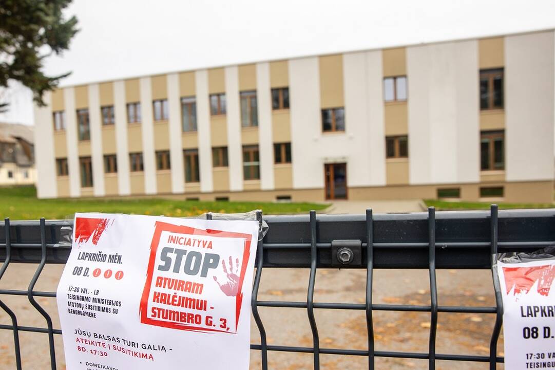 Siūlo numatyti Probacijos tarnybos padalinių atstumą nuo švietimo įstaigų