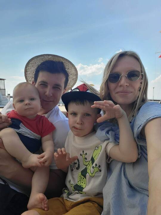 Indrė Kavaliauskaitė ir Simonas Storpirštis. 