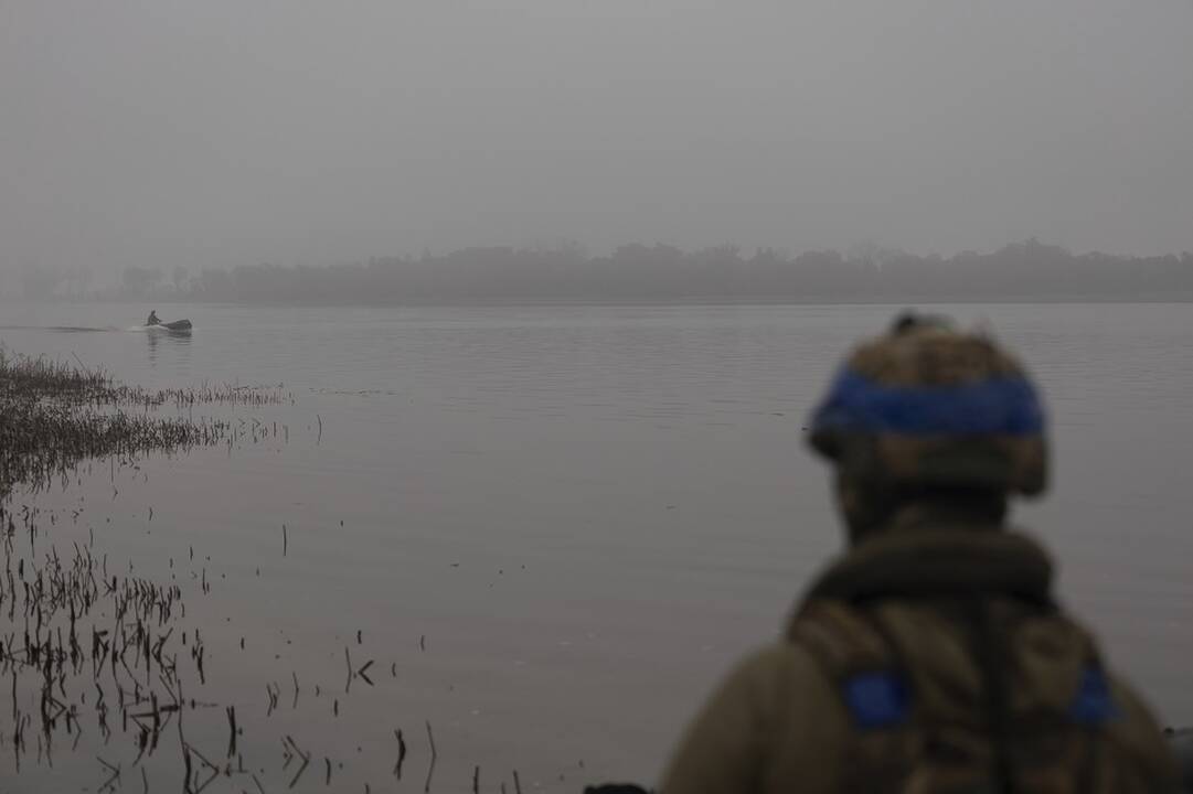 Ukrainos kariuomenė teigia nustūmusi rusus  nuo Dniepro upės