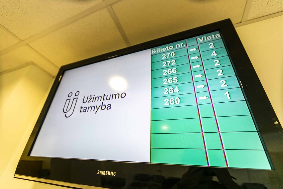 Užimtumo tarnyba: sezoniškumas lapkritį mažino darbo rinkos aktyvumą