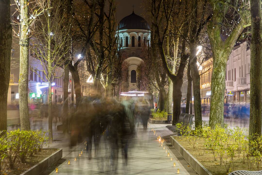 Sielų upė Laisvės alėjoje