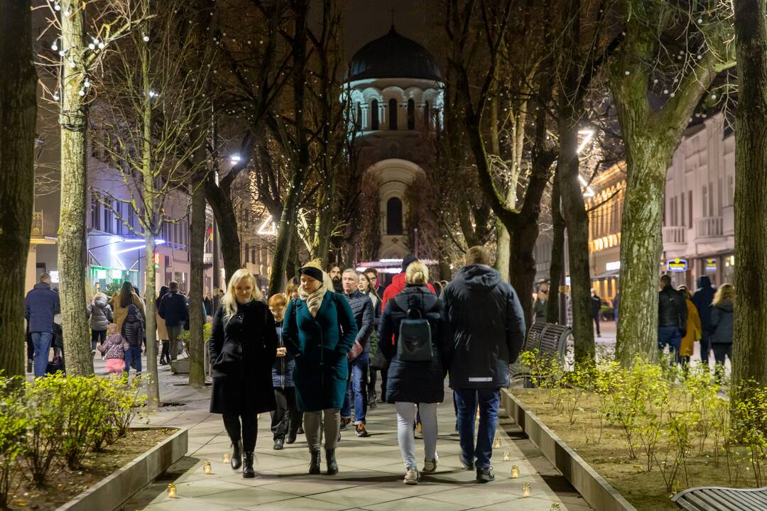 Sielų upė Laisvės alėjoje