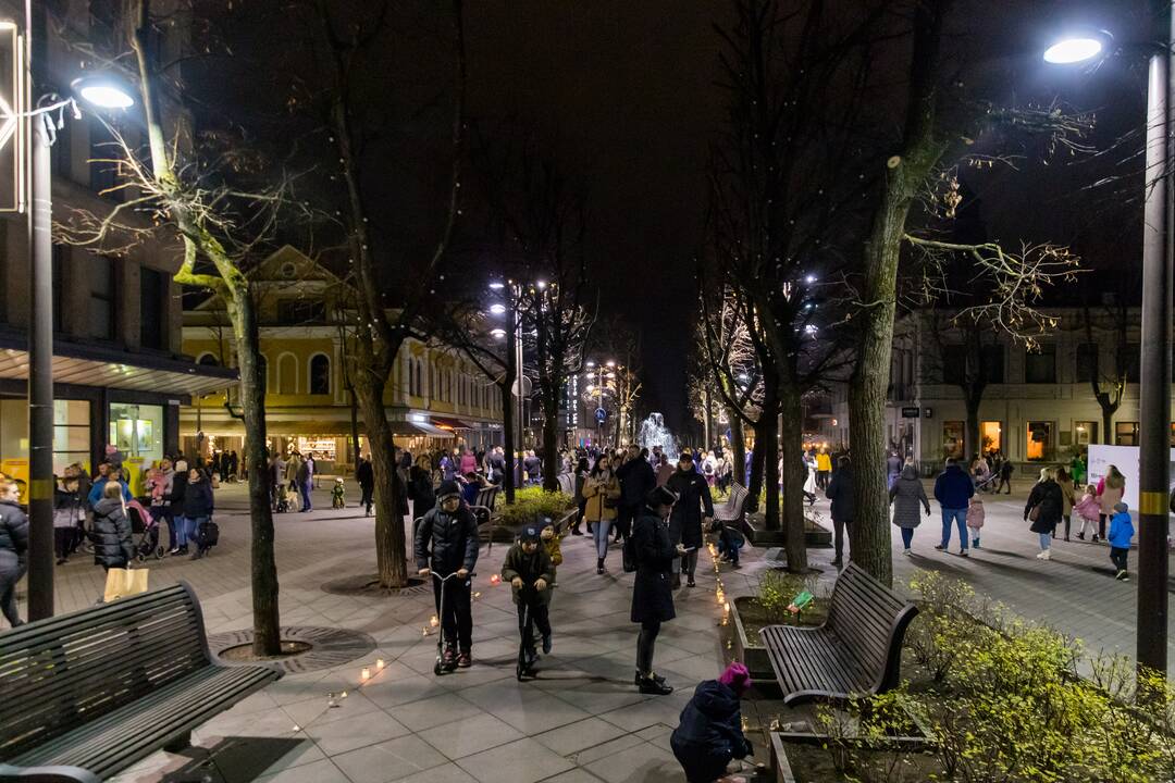 Sielų upė Laisvės alėjoje
