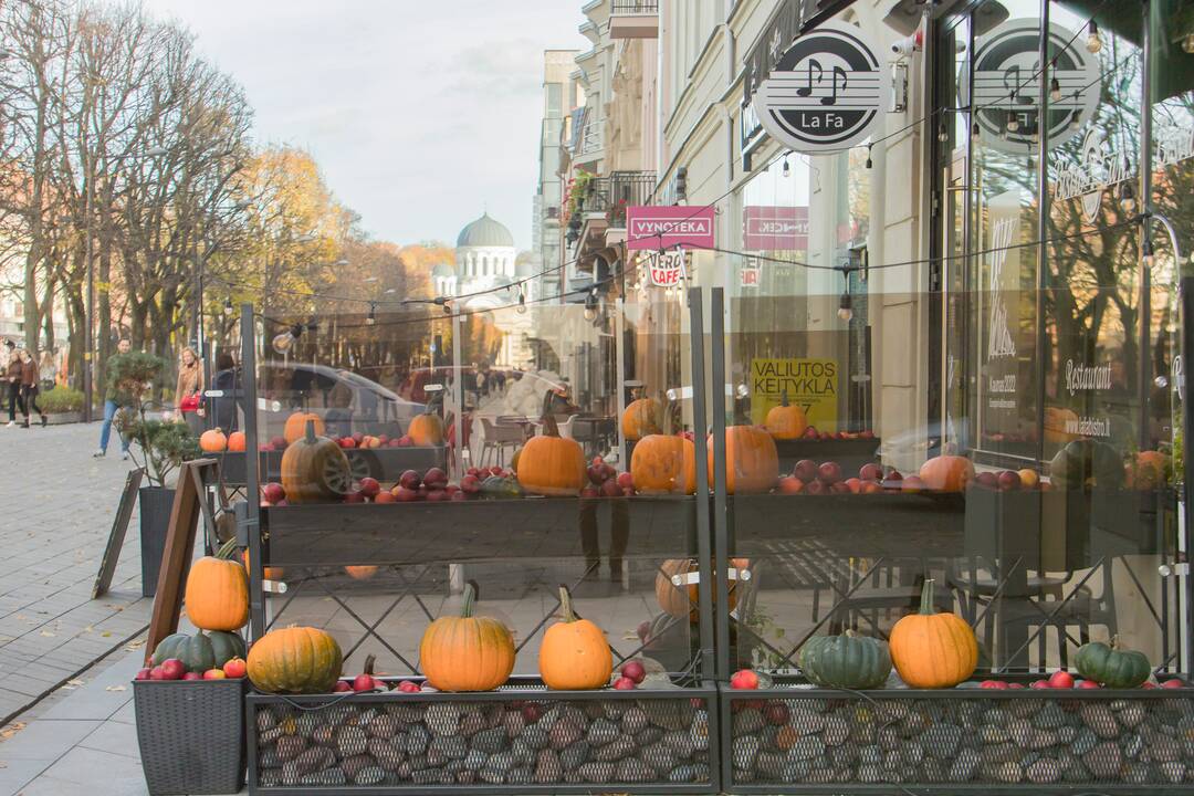 Laisvės alėjoje - Helovino dvelksmas