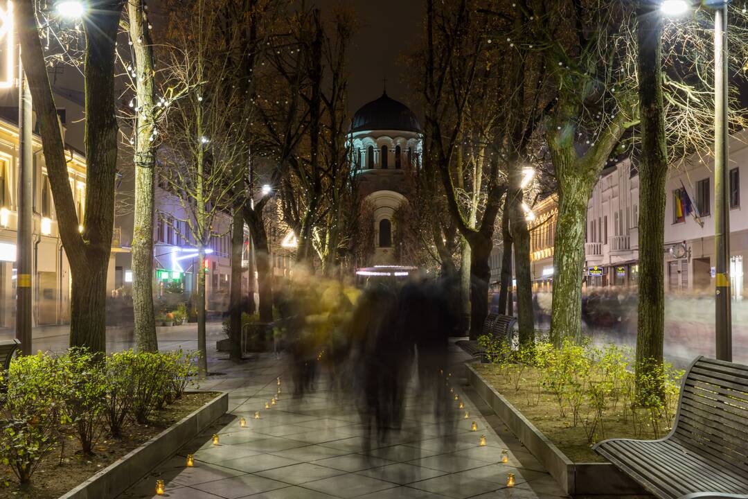 Sielų upė Laisvės alėjoje