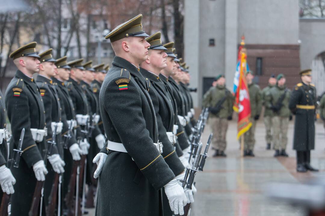 Karo muziejaus sodelyje pagerbtas Nepriklausomybės kovose žuvusių Lietuvos karių atminimas