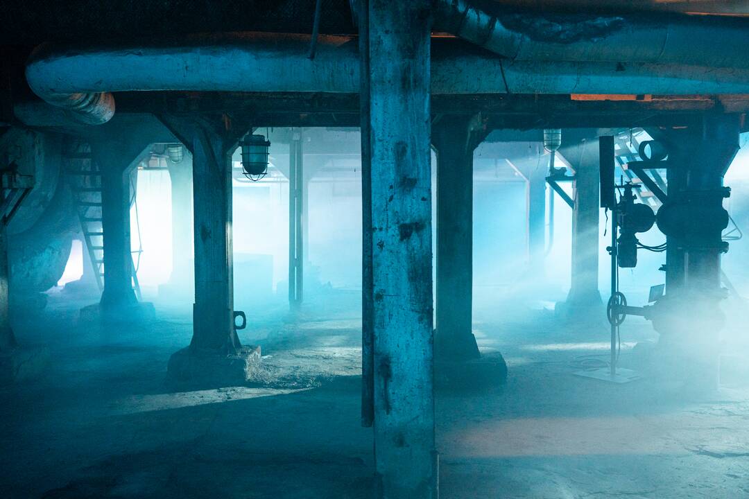 Meninė instaliacija Petrašiūnų elektrinėje