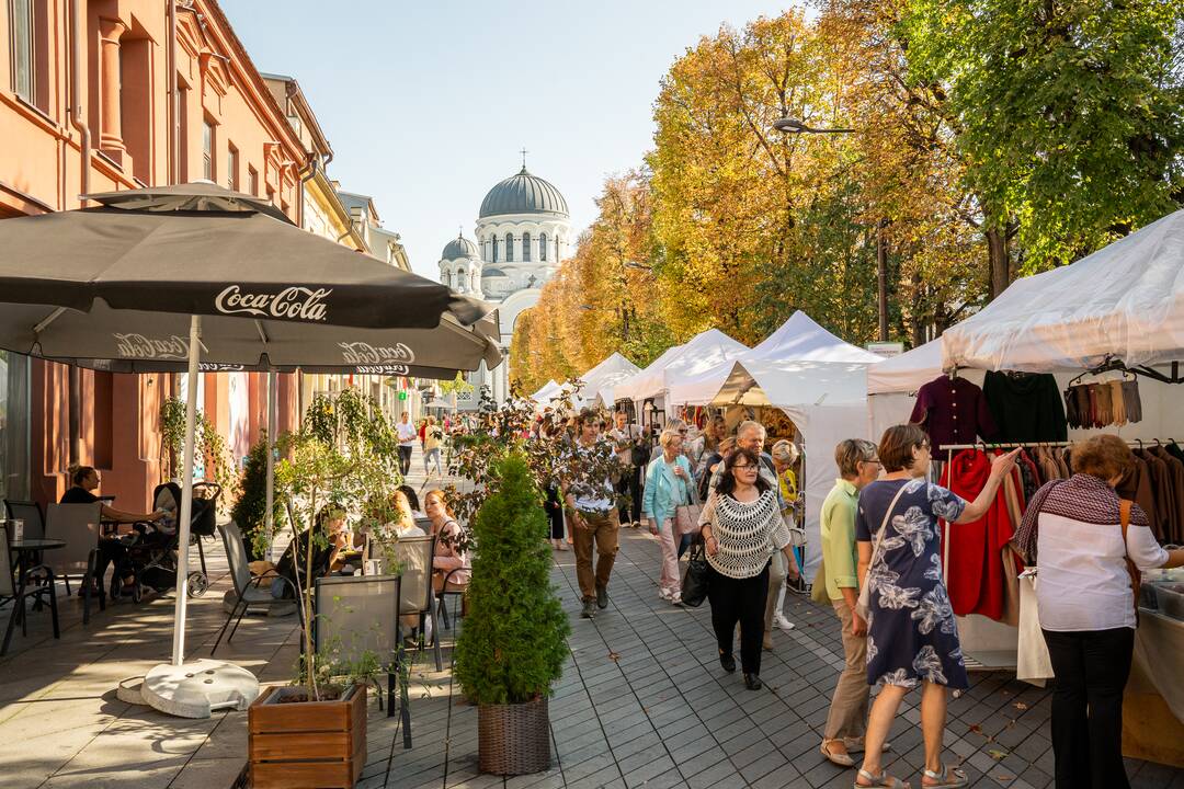 Rudens mugė Laisvės alėjoje 2023